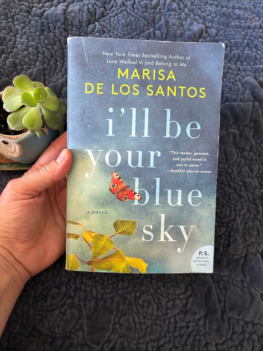 I'll Be Your Blue Sky by Marisa De Los Santos - Blue Cover
